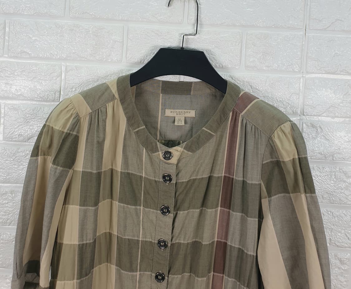 [55]버버리브릿 체크 원피스 상품이미지4