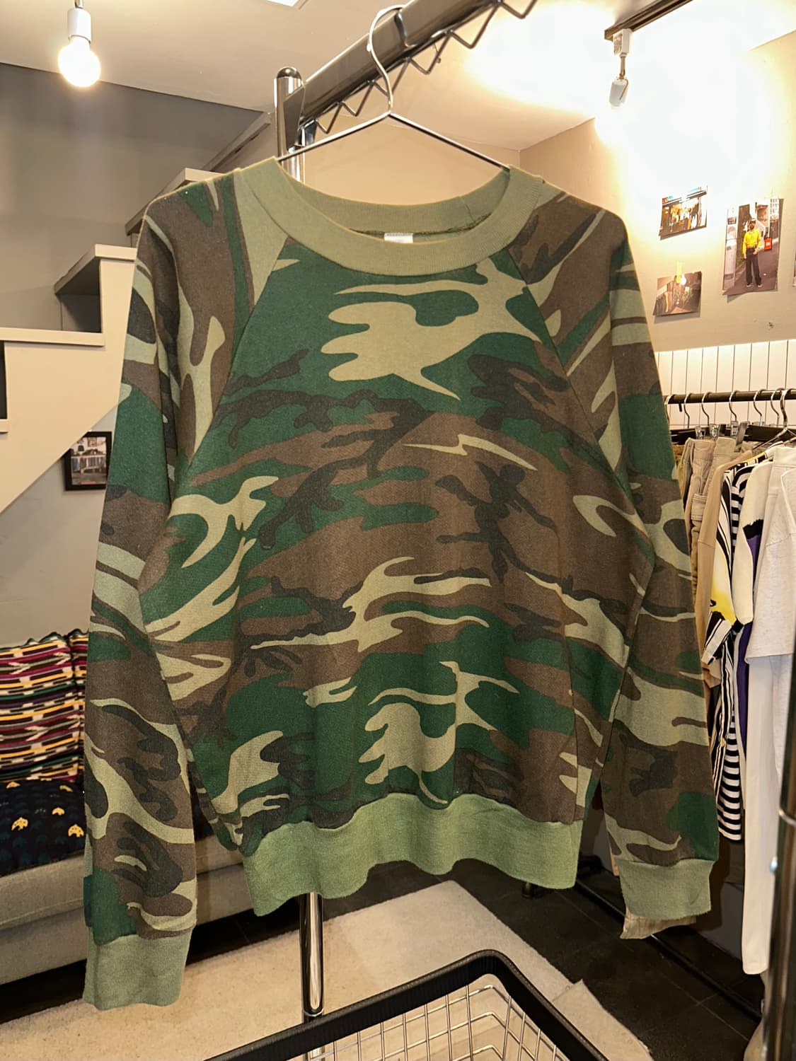 90’s American military camo sweatshirt 상품이미지5