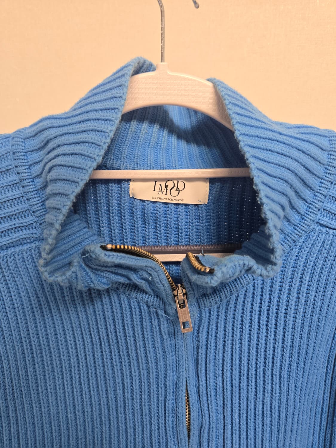 엘무드 집업 니트 상품이미지3