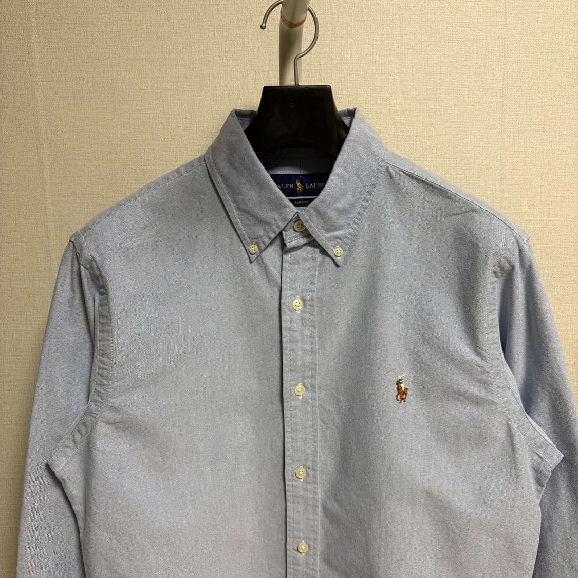 폴로 랄프로렌 슬림핏 옥스포드 셔츠 / 소라, M 상품이미지2