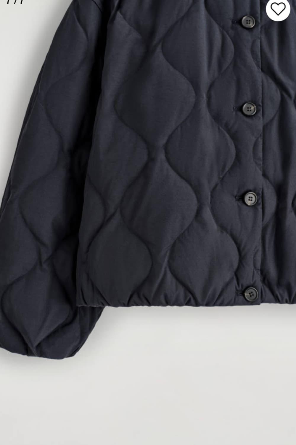 COS 개더드 퀼티드 다운 자켓 퀼팅자켓 상품이미지5