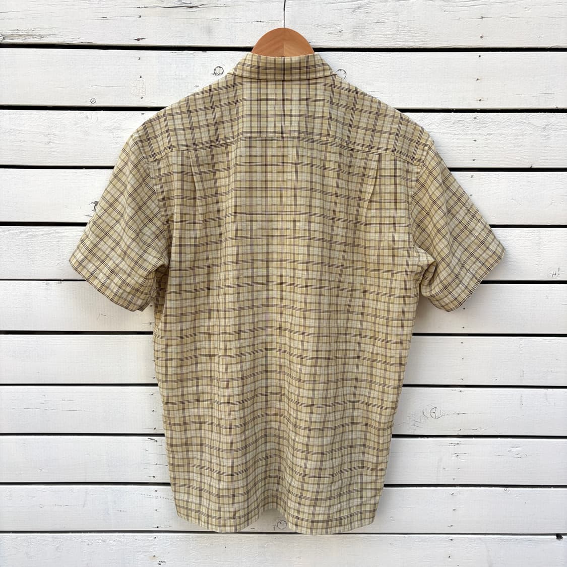 Yves Saint Laurent 입생로랑 체크 반팔 셔츠 상품이미지2