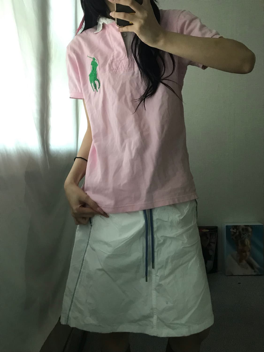 폴로 베이비핑크 빅포니 반팔티셔츠 상품이미지2