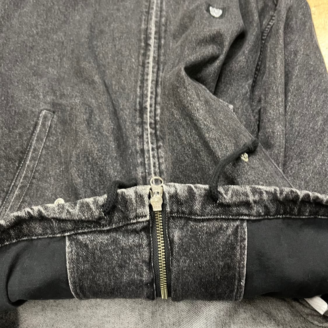 [정품/M] LMC 투웨이 흑청 블루종 자켓 b16 상품이미지6