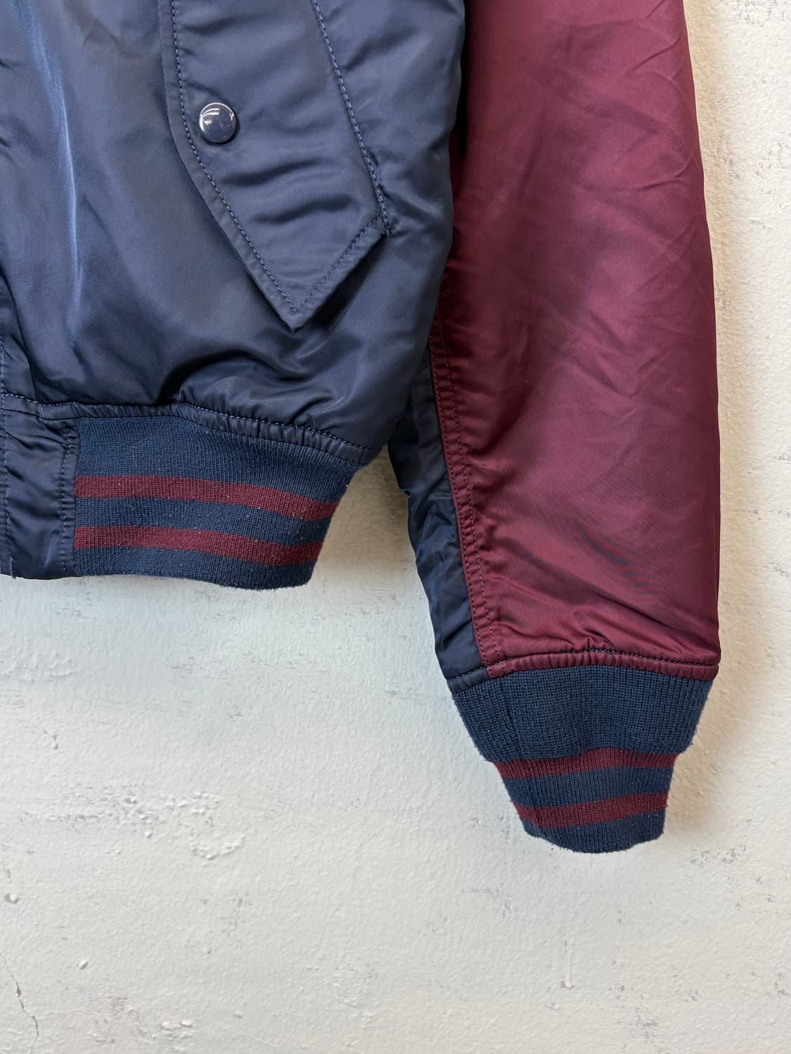 알파인더스트리 블루 마룬 리버시블 ma1 상품이미지3