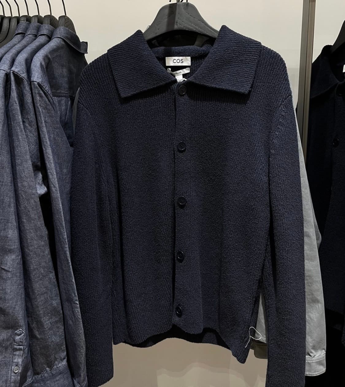 코스 cos 부클레 니트가디건 상품이미지2