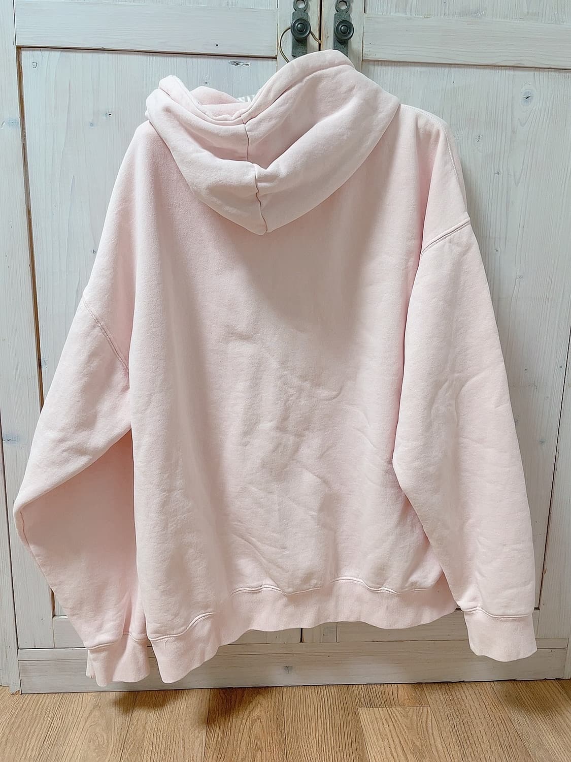 브랜디멜빌 연핑크 크리스티 오버사이즈 후드 집업 상품이미지5