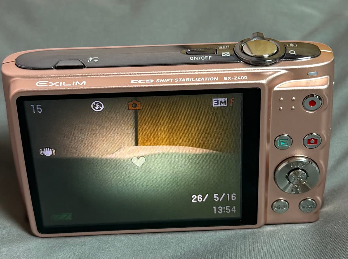카시오 엑슬림 z400 핑크 상품이미지4