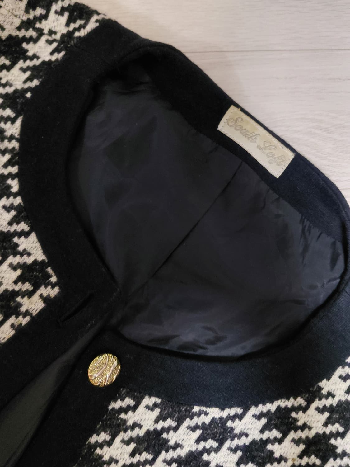 JPN체크 투피스 상품이미지2