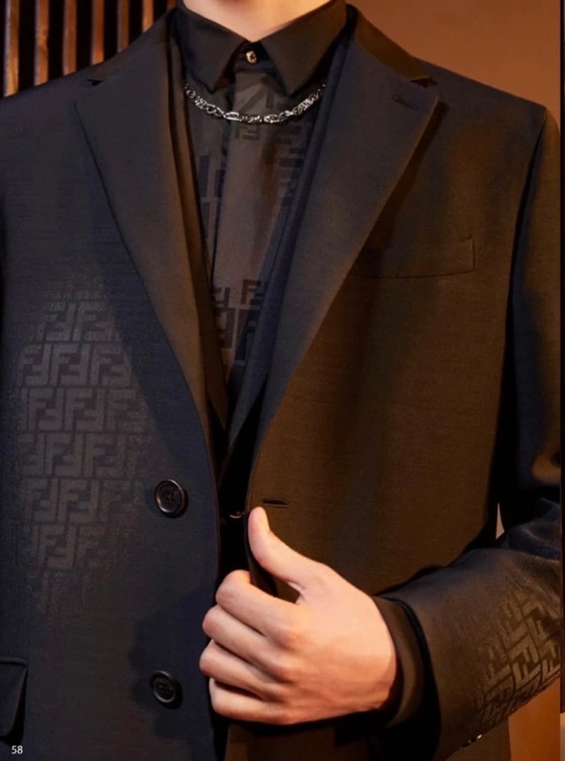 펜디 그라데이션 롱코트 상품이미지1