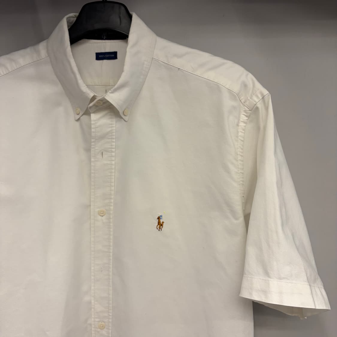 폴로 랄프 로렌 화이트 반팔 셔츠 XL 상품이미지2