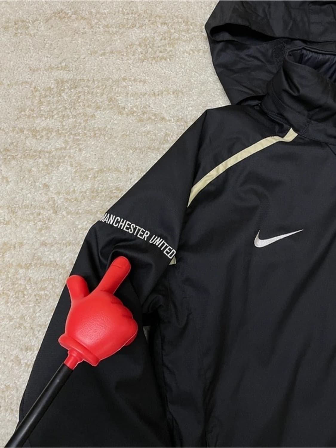 Early`00s Nike 맨체스터 유나이티드 쉴드 윈터 트레이닝 자켓 상품이미지3