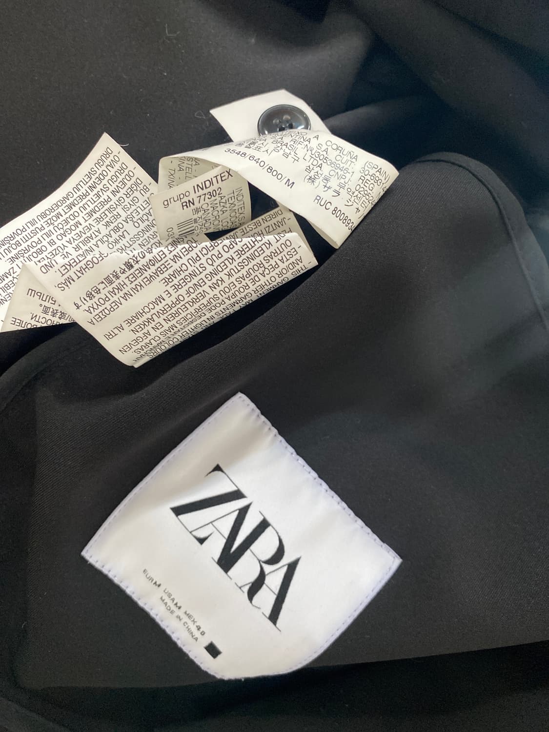 자라 스웨이드 논카라 자켓 상품이미지5