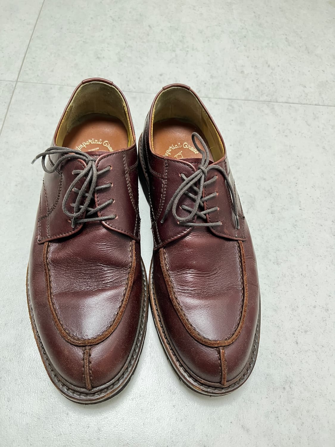 금강 201d/Y팁/버건디/255사이즈 상품이미지2