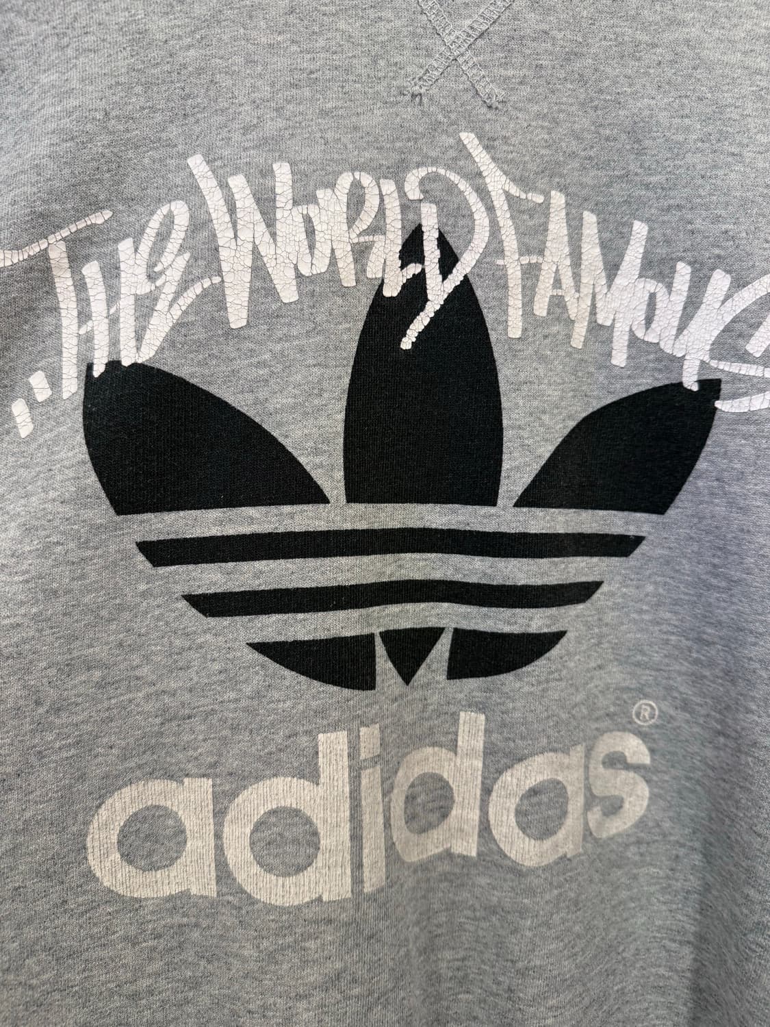 아디다스 빈티지 그레이 맨투맨  상품이미지5