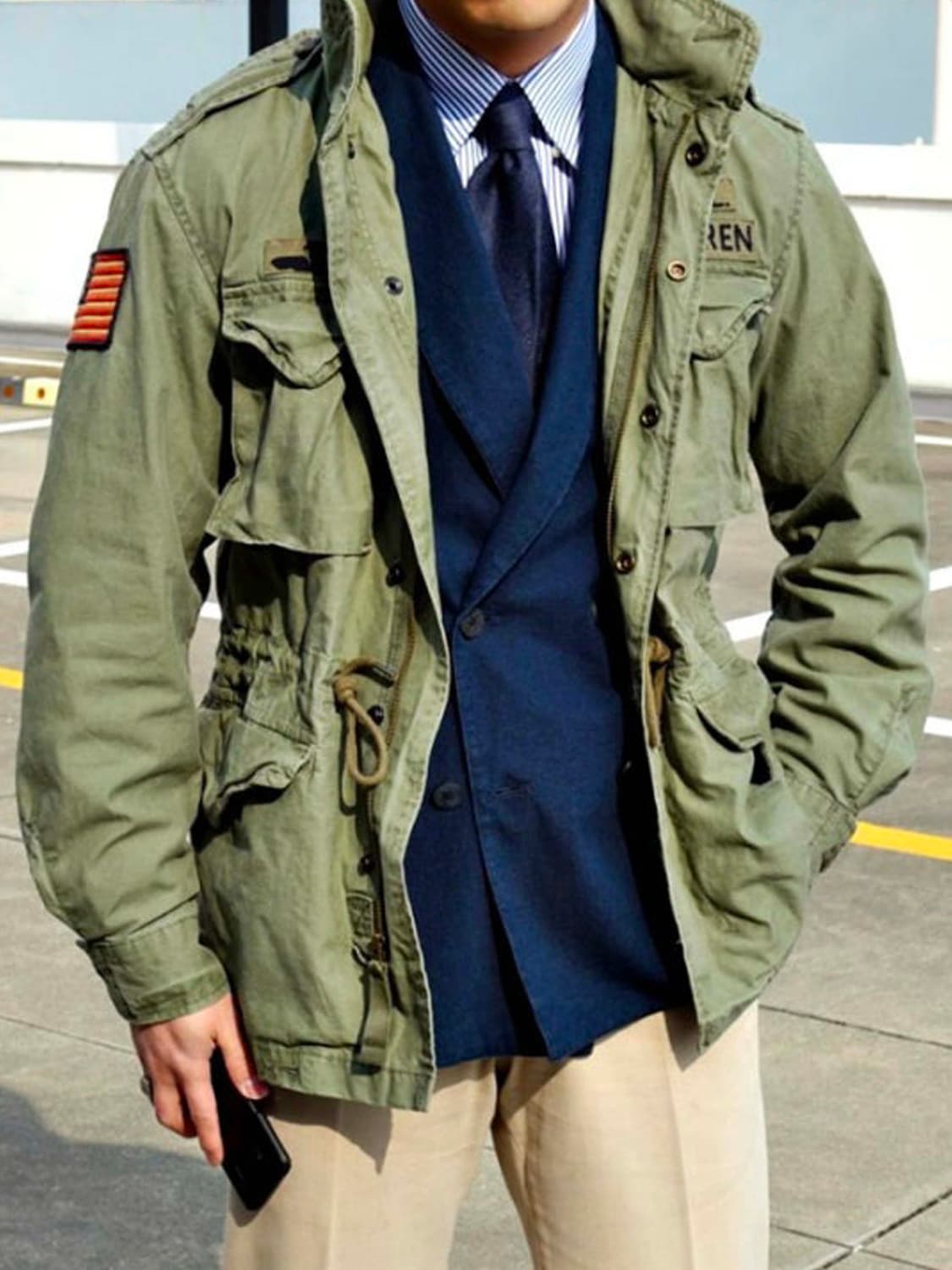 폴로 랄프로렌 공수부대 m-65 유틸리티 워시드 필드자켓 상품이미지4