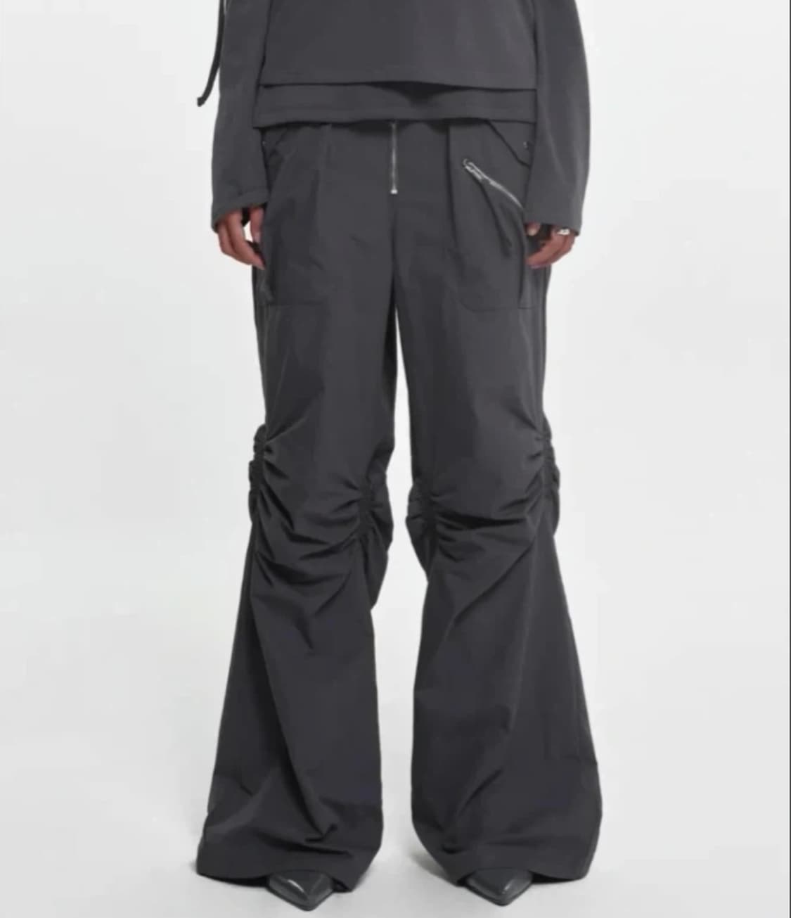 나체 ZIP DETAIL PANTS 차콜 새상품 상품이미지1