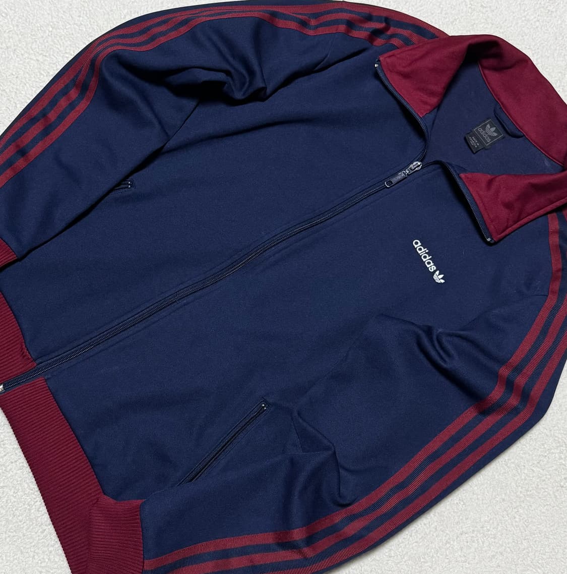 아디다스 딥네이비 버건디 져지 셋업 상품이미지4