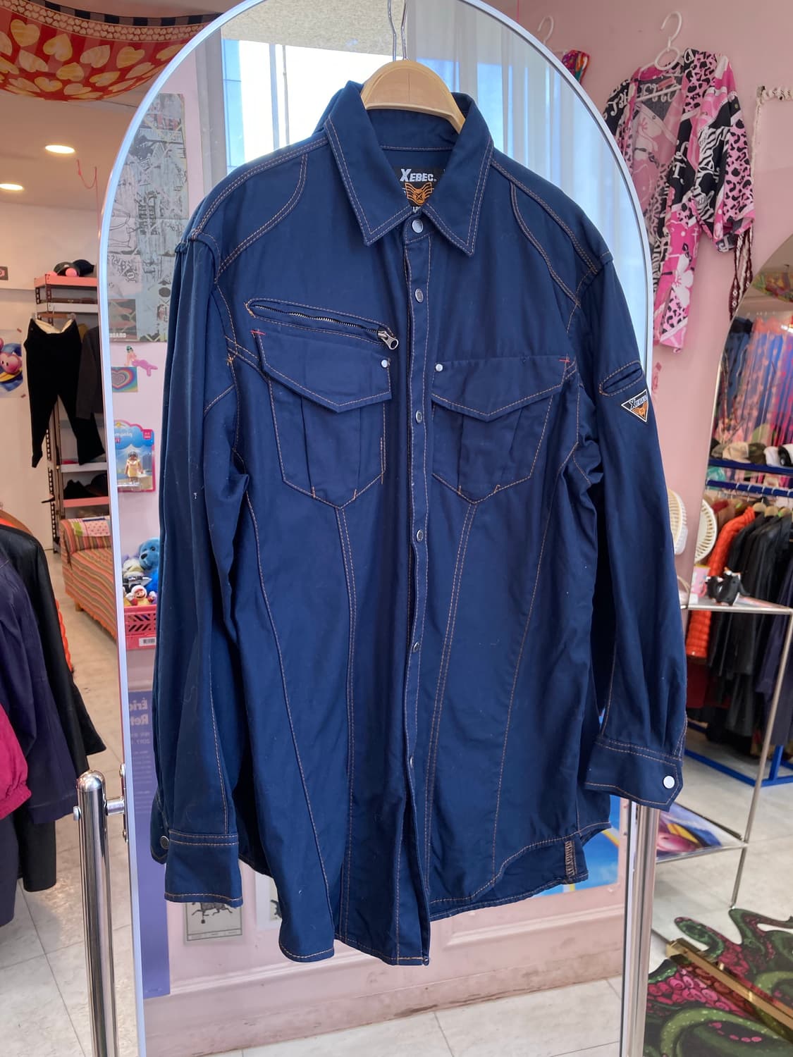 TWISTAS 네이비 버튼 자켓 상품이미지1