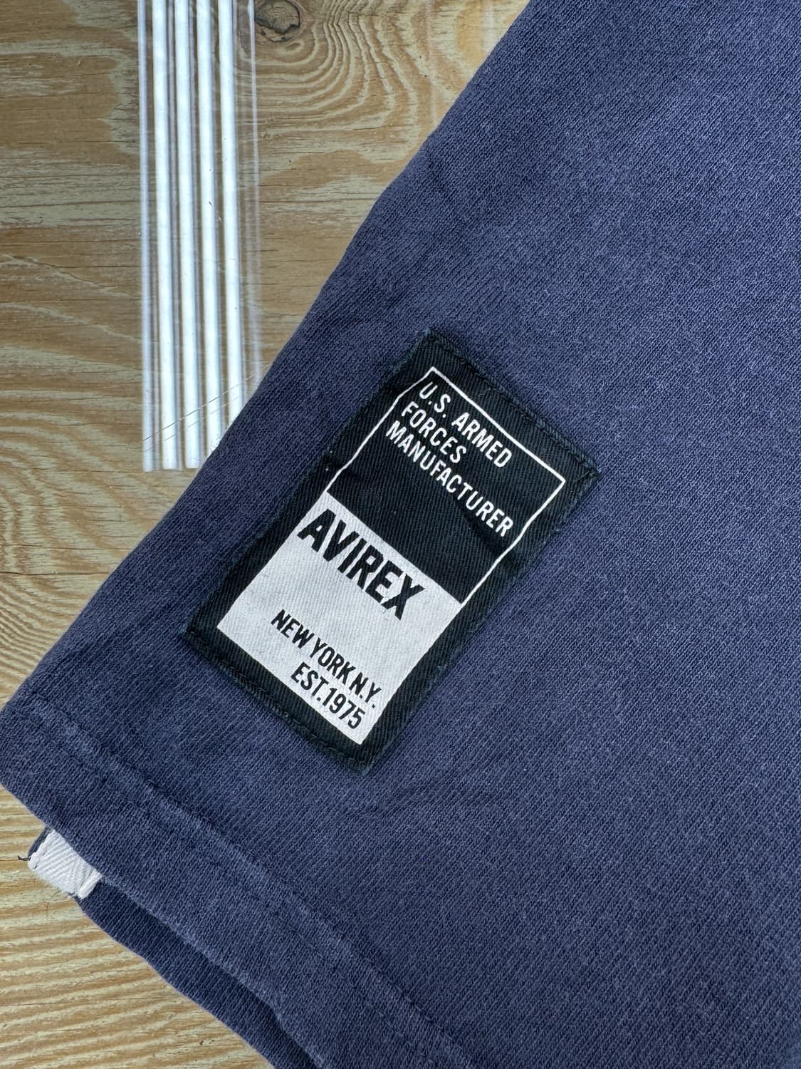 아비렉스 백 스펠 로고 롱슬리브 상품이미지4