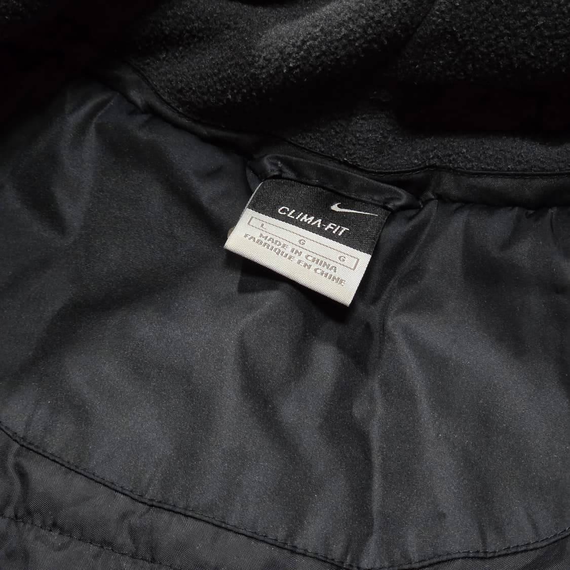 00S 나이키 레드 스티치 블랙 누빔 점퍼 상품이미지8