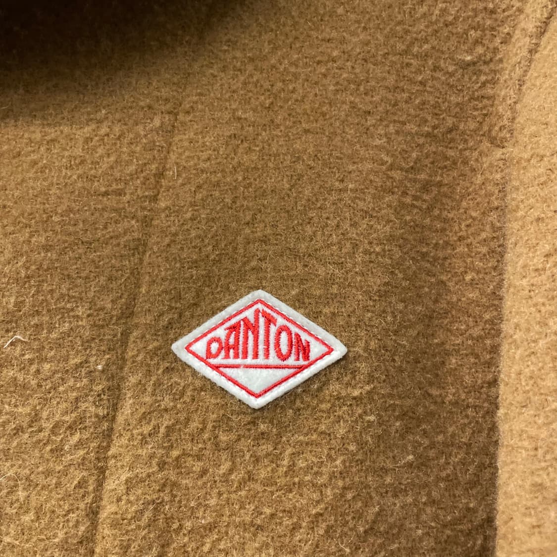 단톤 울 파일 싱글 라운드 카라 우먼 울 모직 자켓 N214 상품이미지5