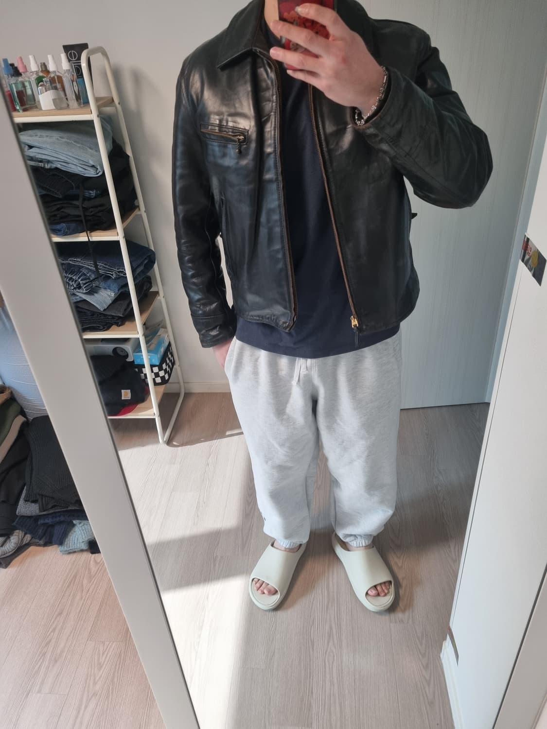 에어로레더 1950 하프벨트 크롬악셀 홀스하이드 상품이미지8