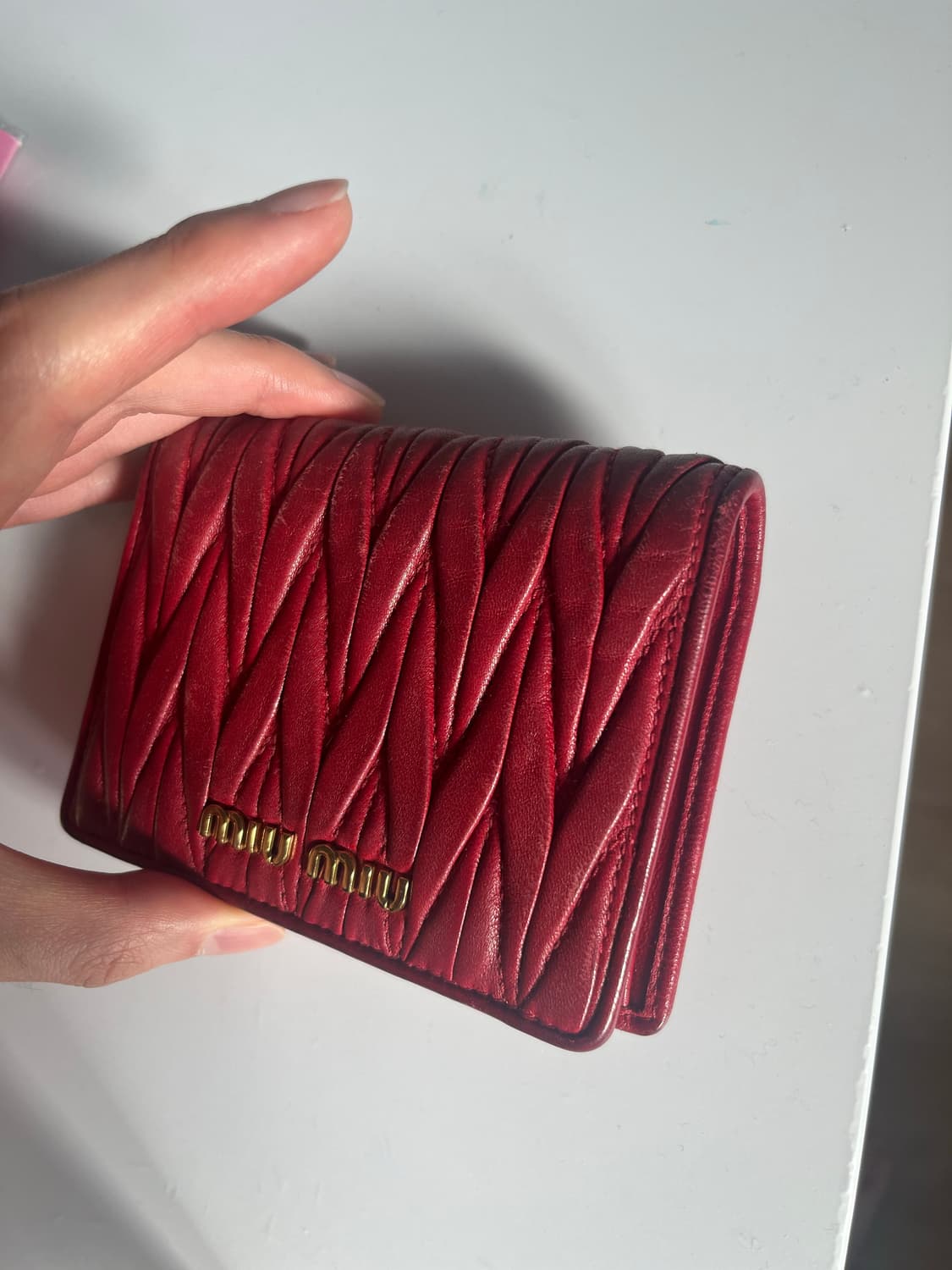 미우미우 마테라쎄 지갑 상품이미지1