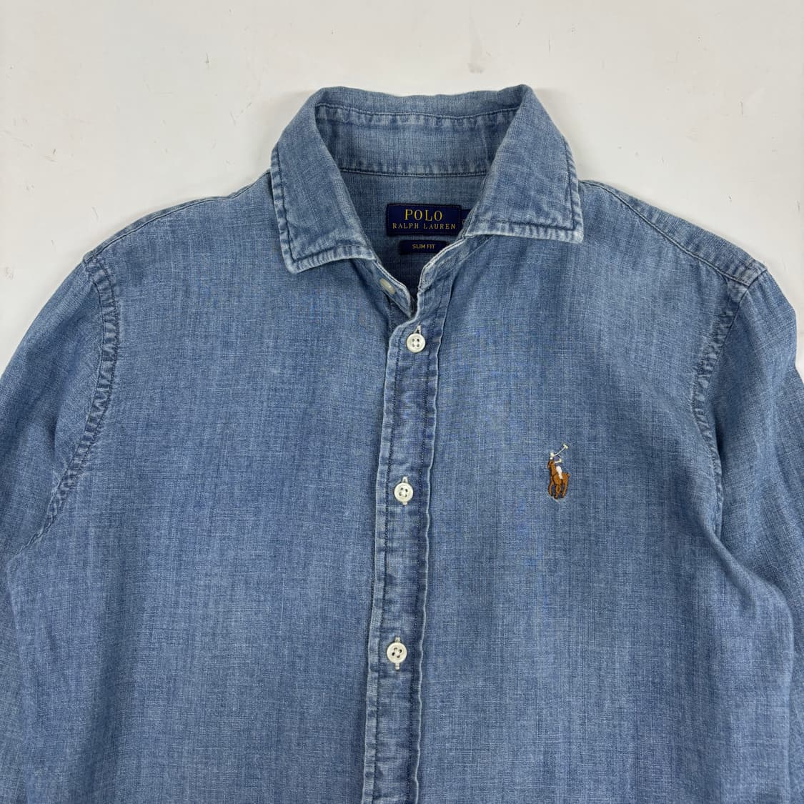 폴로 샴브레이 셔츠  상품이미지4