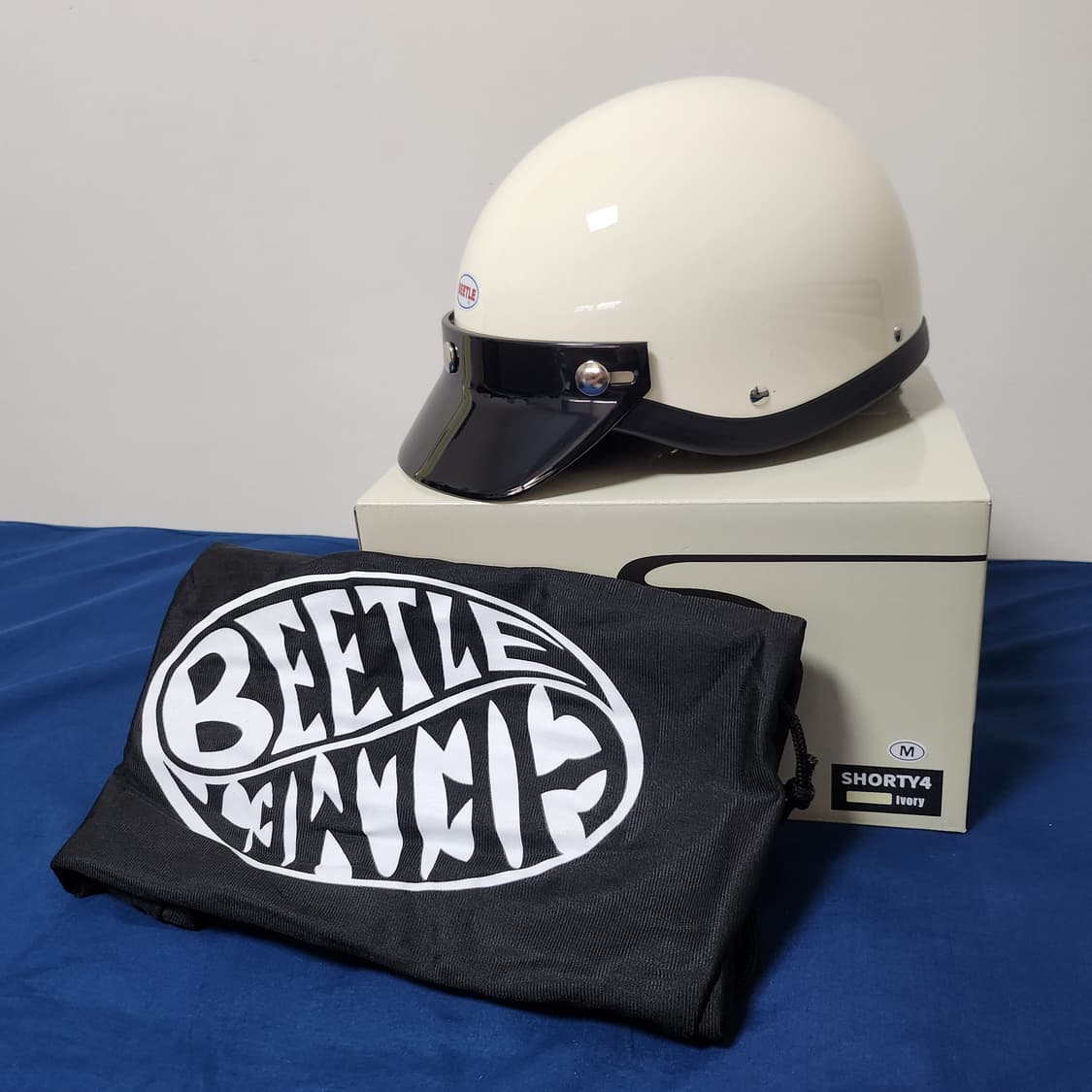 오션 비틀 쇼티4 OCEAN BEETLE 클래식 반모 헬멧 상품이미지2