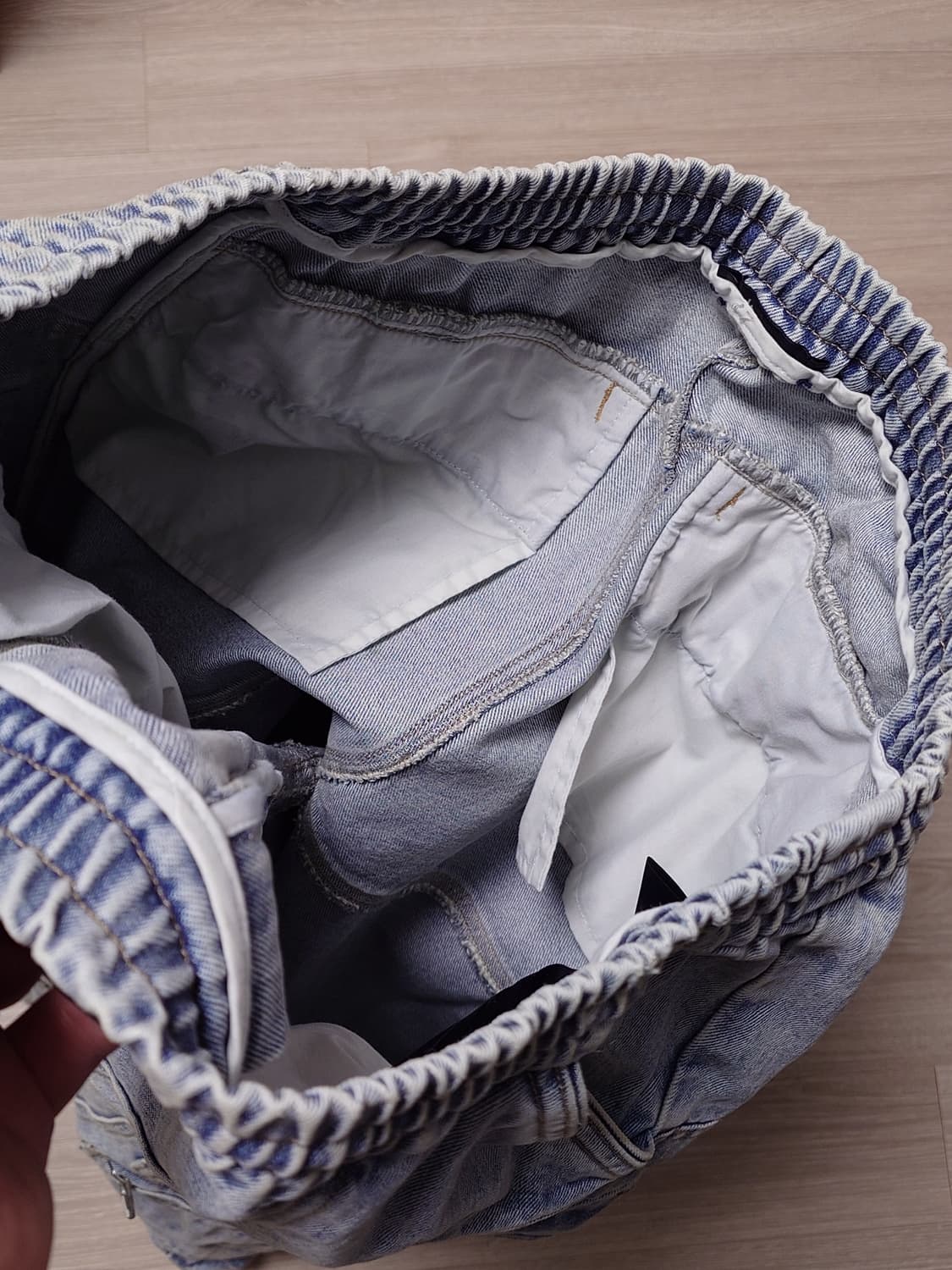 [50] 준지 25FW 데님 카고 쇼츠 반바지 상품이미지5