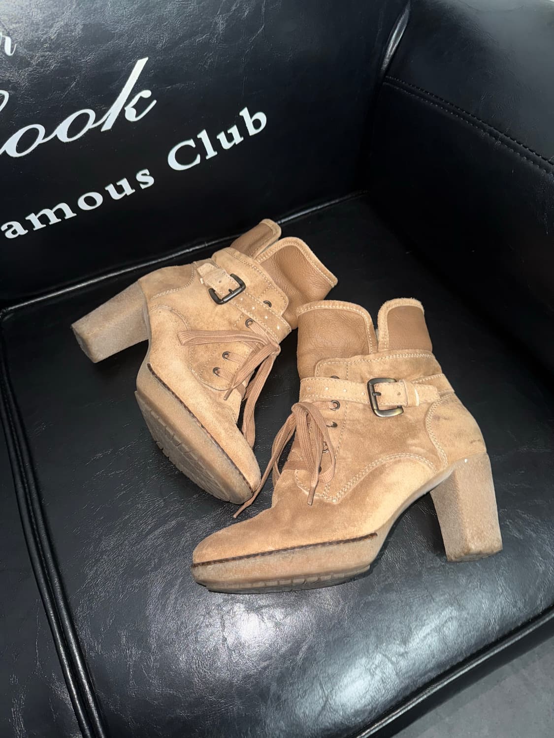 Western mood fur boots 상품이미지2