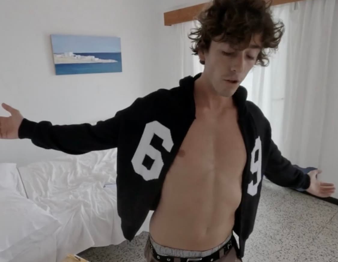 [XS,S]기마구아스 69 니트 후드 집업/블랙 상품이미지1