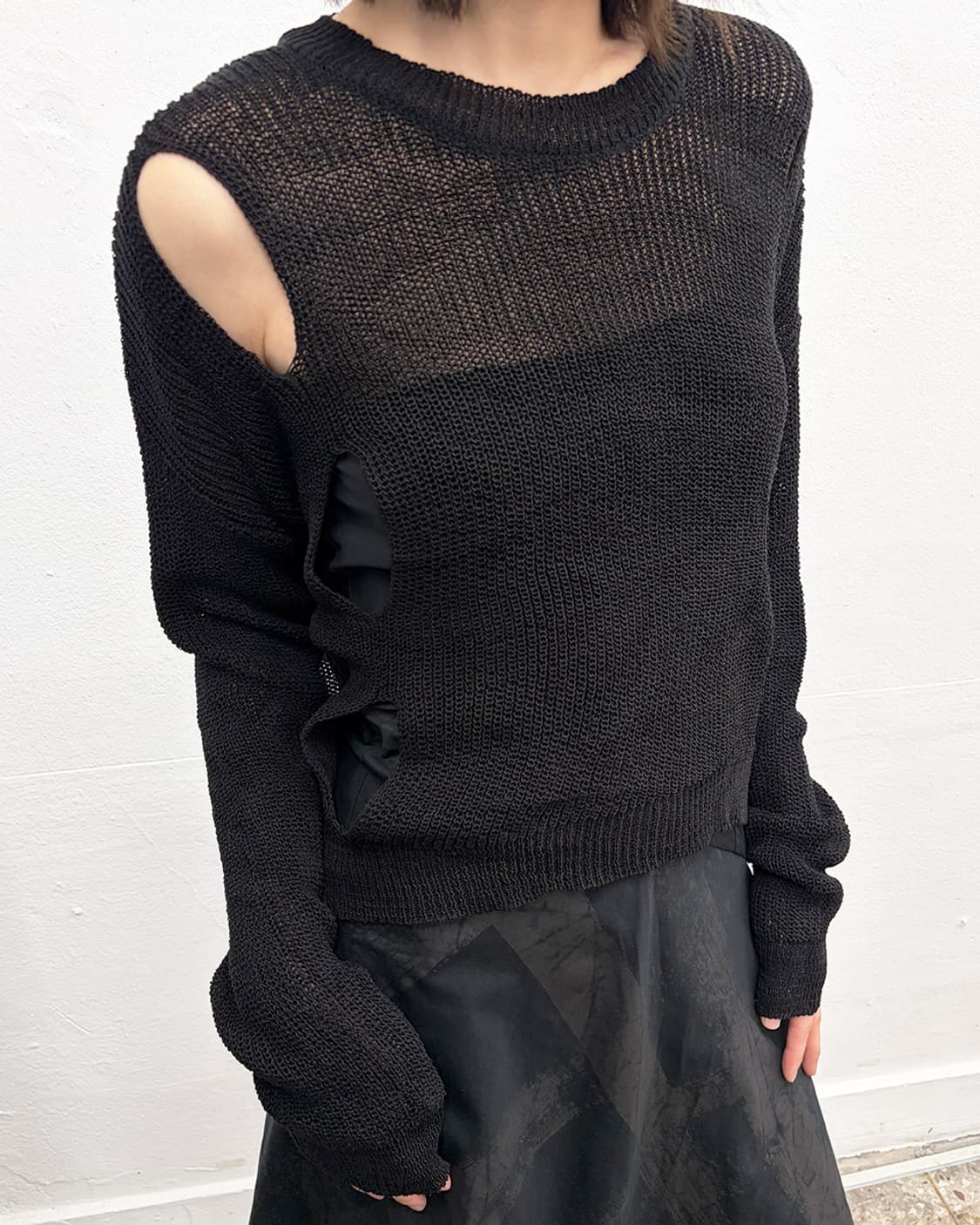 빈티지 컷아웃 니트 상품이미지4