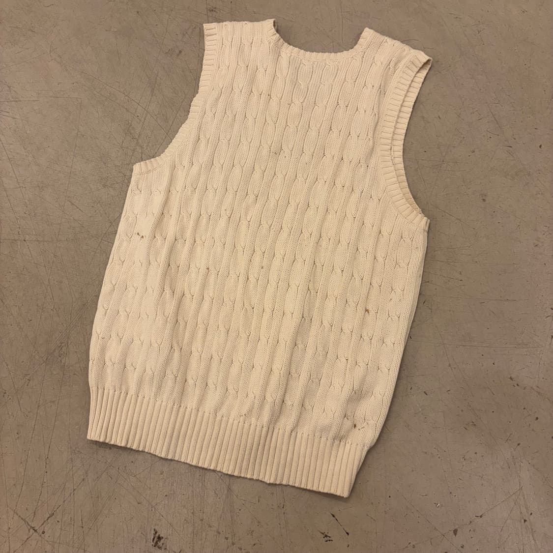 폴로 랄프로렌 케이블 포니 니트 베스트 상품이미지3