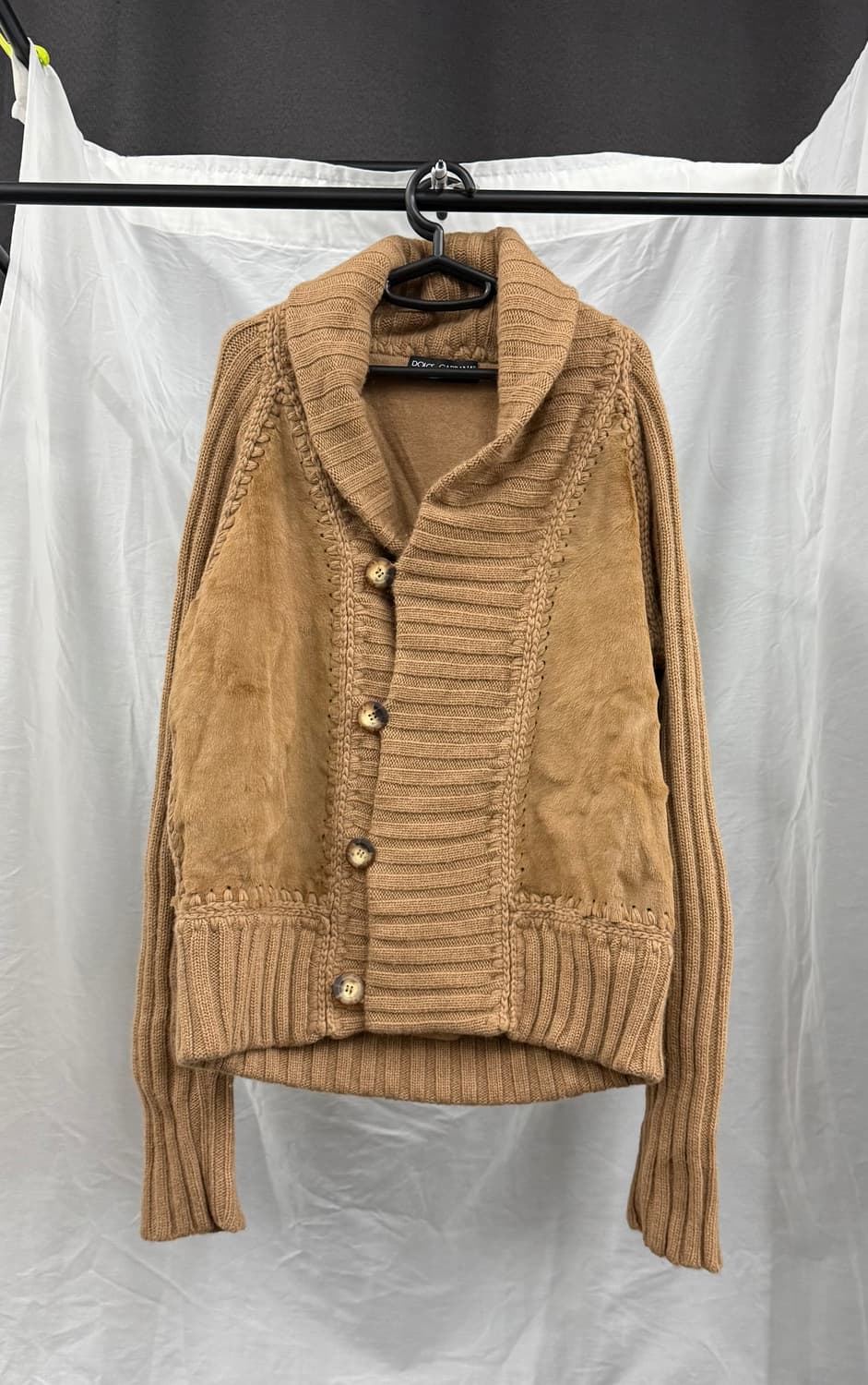 돌체앤가바나 camel fur 웨스턴 가디건 상품이미지1