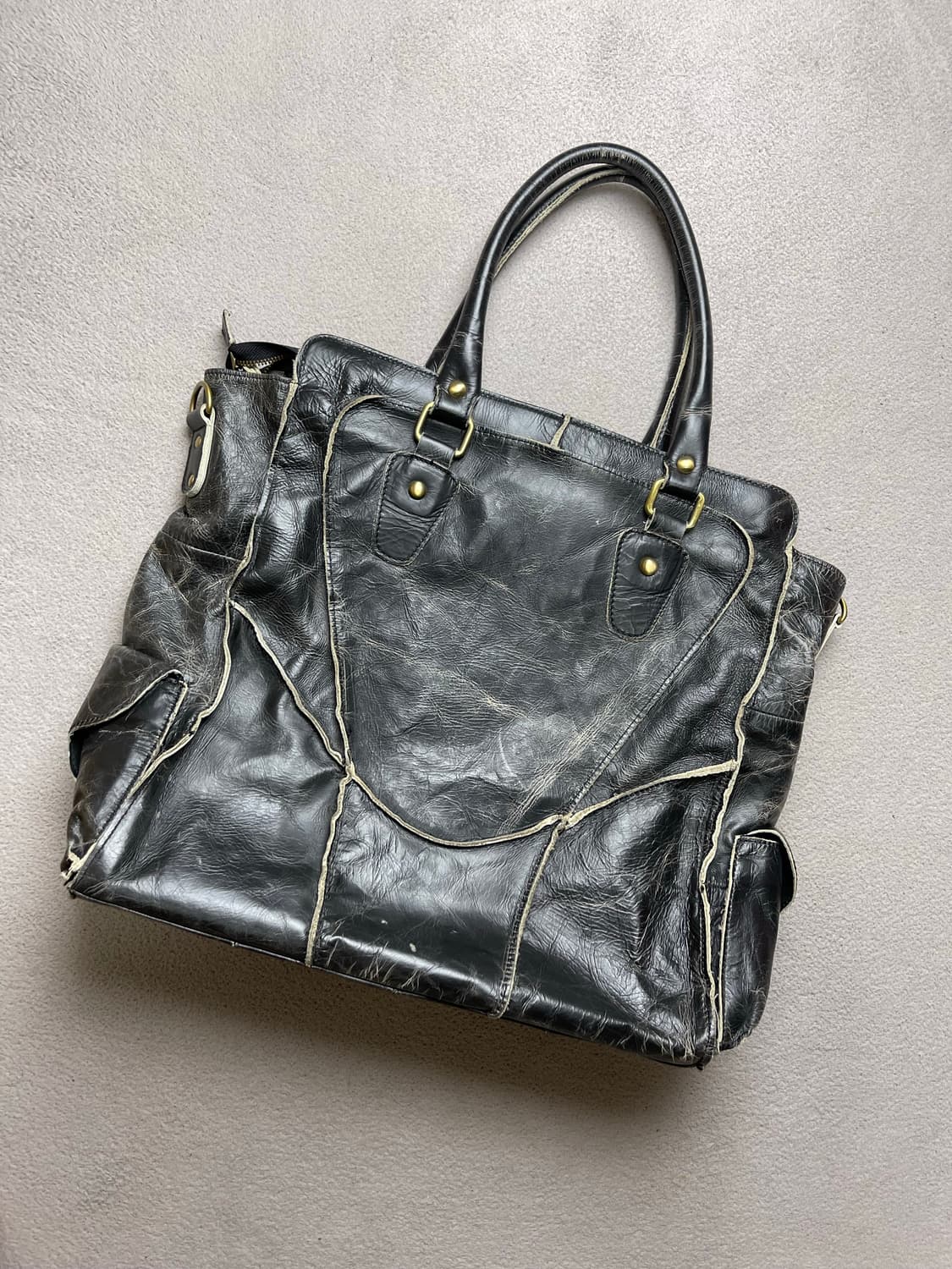 CONNIE LINE 빈티지 소가죽가방 - 숄더백 상품이미지2