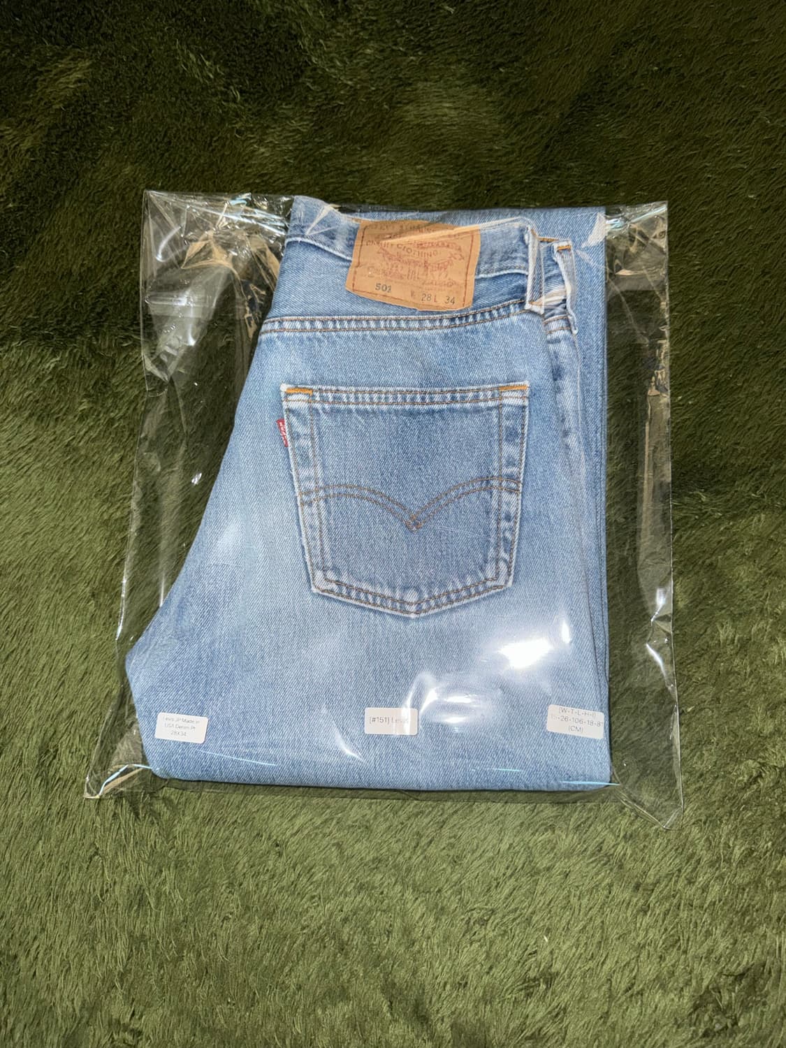 [28X34] 리바이스 501 재팬 릴리즈 Made in USA 데님 상품이미지10