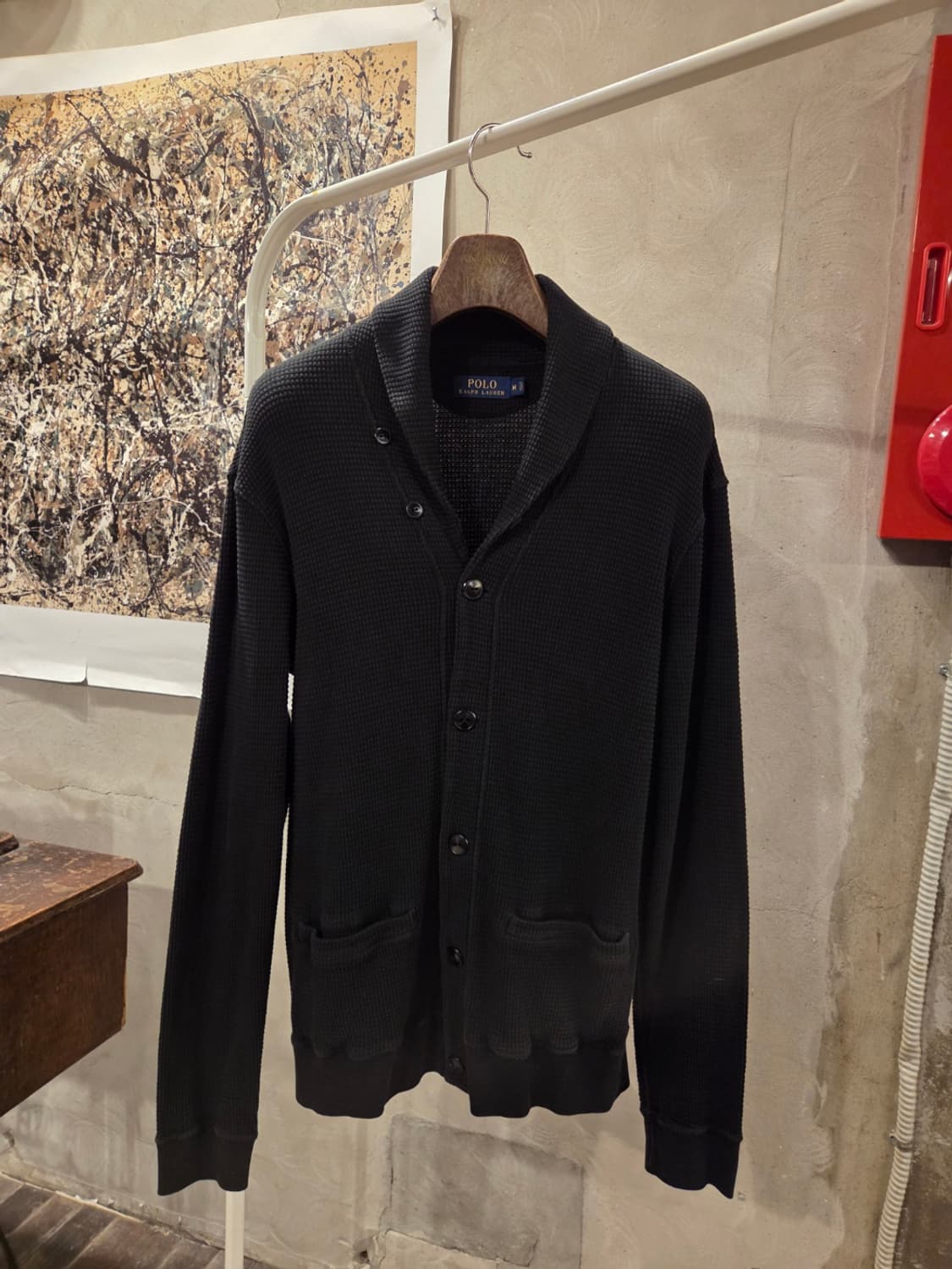 폴로랄프로렌 와플 가디건 상품이미지1
