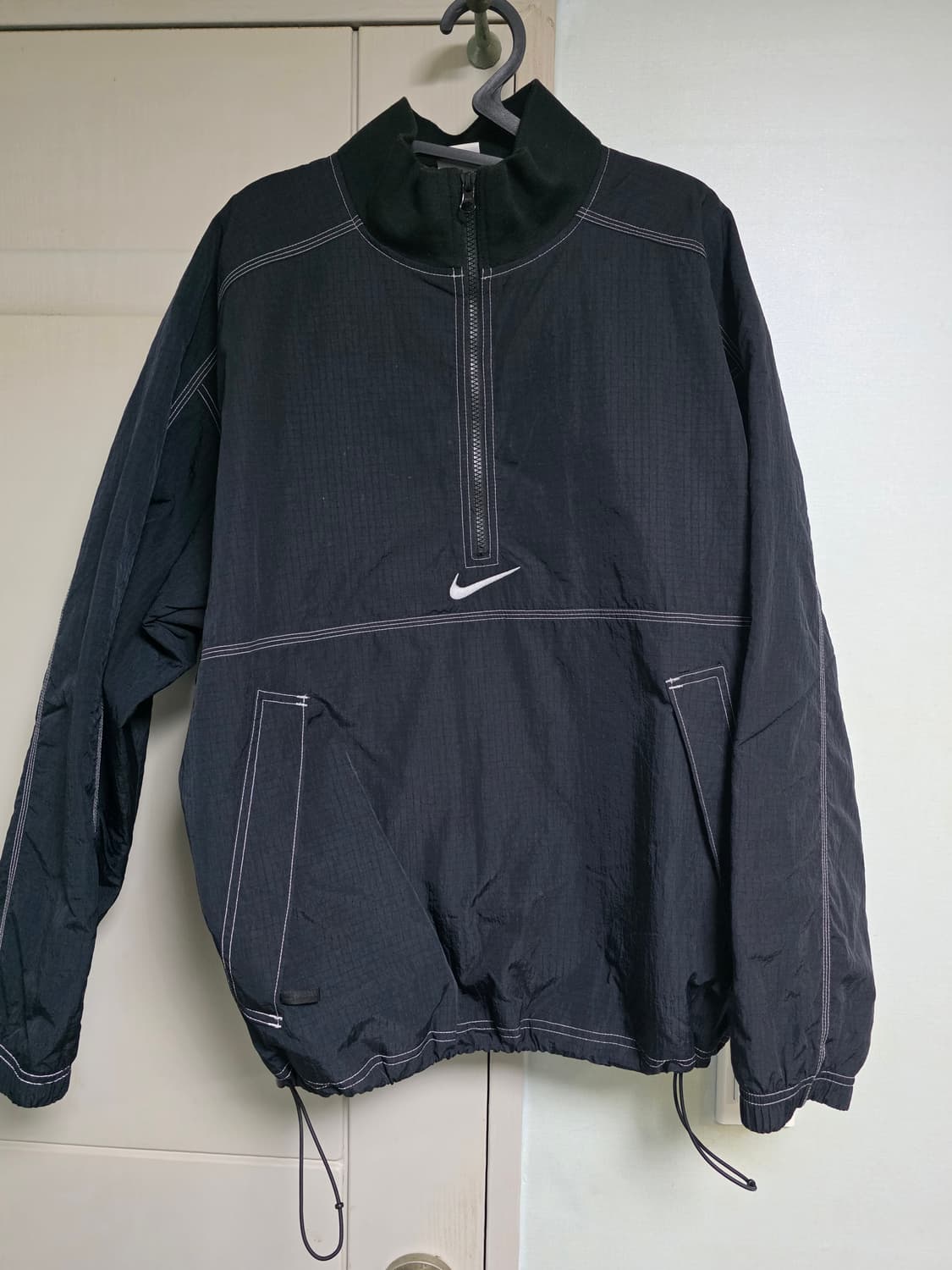 슈프림 x 나이키 립스탑 풀오버 블랙 - 24SS 상품이미지2