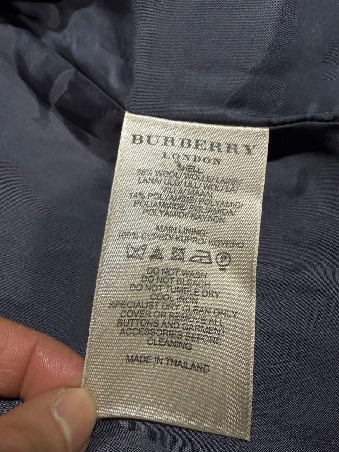 Burberry 버버리 2way 울 더블 자켓 상품이미지7