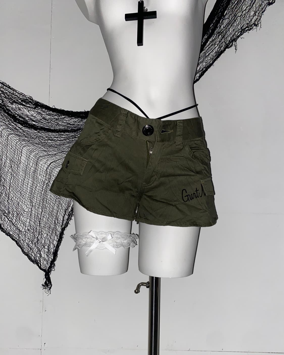 ꒰ঌ 스카이봄버 카모플라쥬 골드 버튼 셔츠 ໒꒱ 상품이미지9