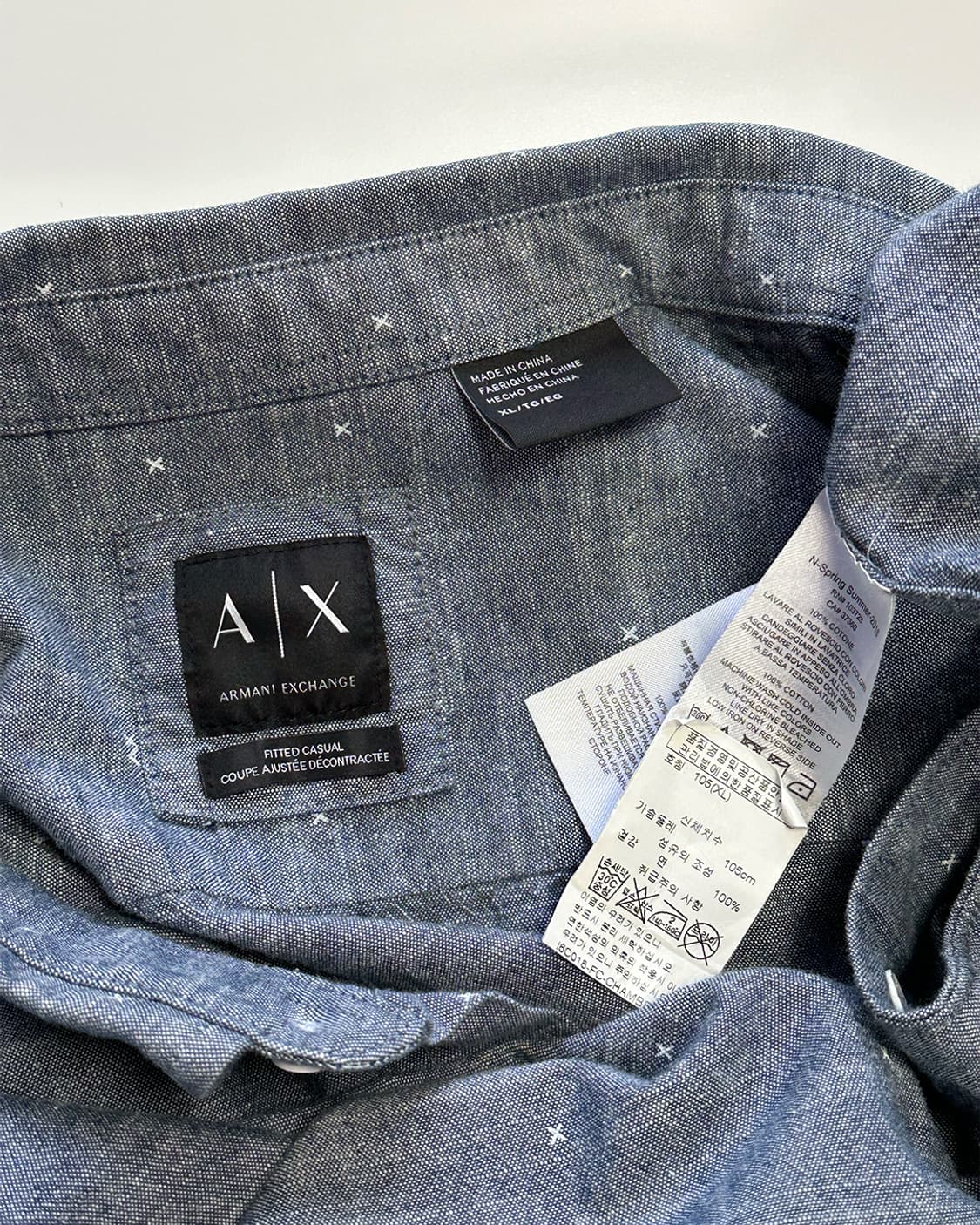 아르마니익스체인지 패턴 셔츠 상품이미지4