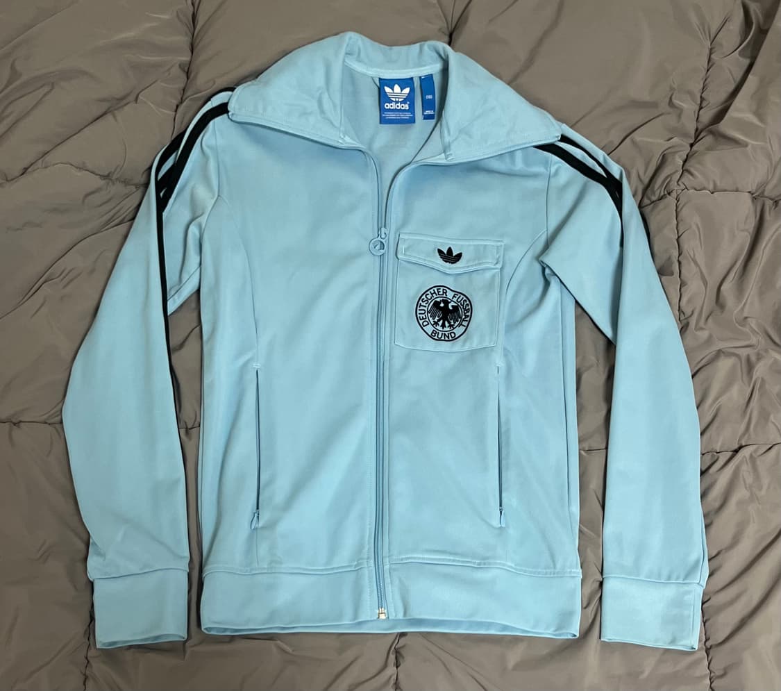 아디다스 독일 스카이블루 트랙탑 져지 90 상품이미지1