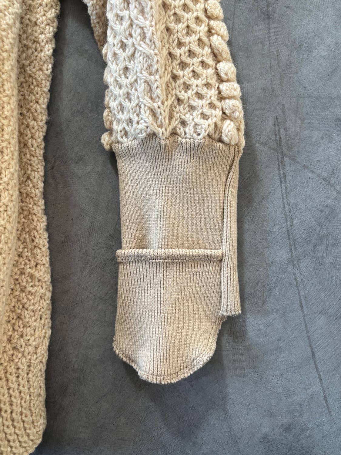 NANUSHKA 나나서카 아란 케이블 리메이크 오버사이즈 가디건 상품이미지7