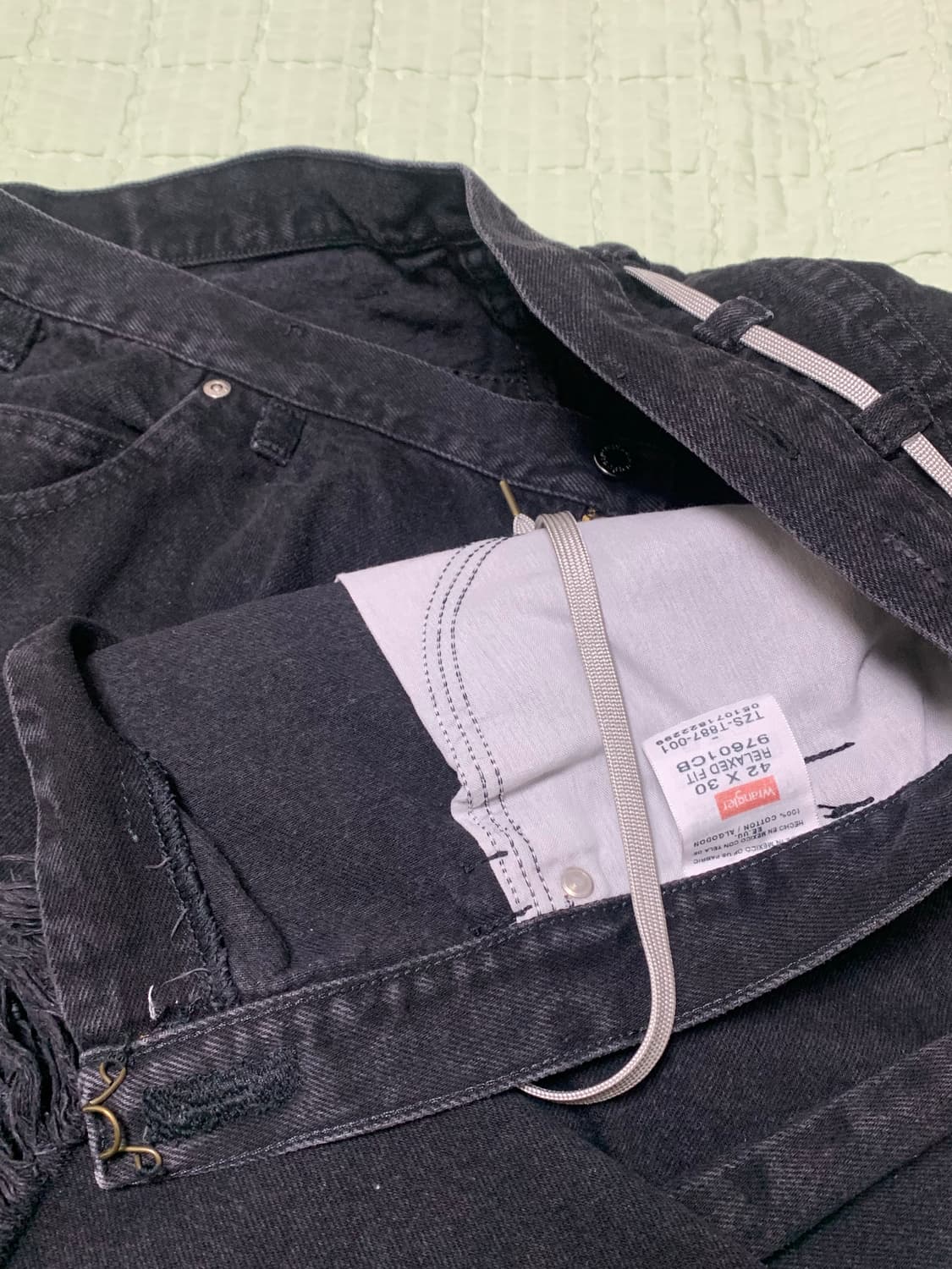 메종유레카 랩 데님팬츠 s 상품이미지3