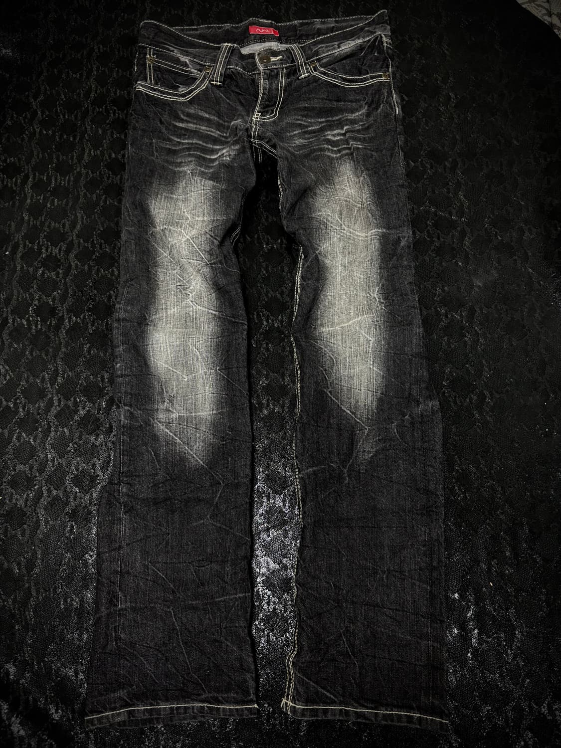 “AVAIL” Y2K Crack Washing Pants 상품이미지1