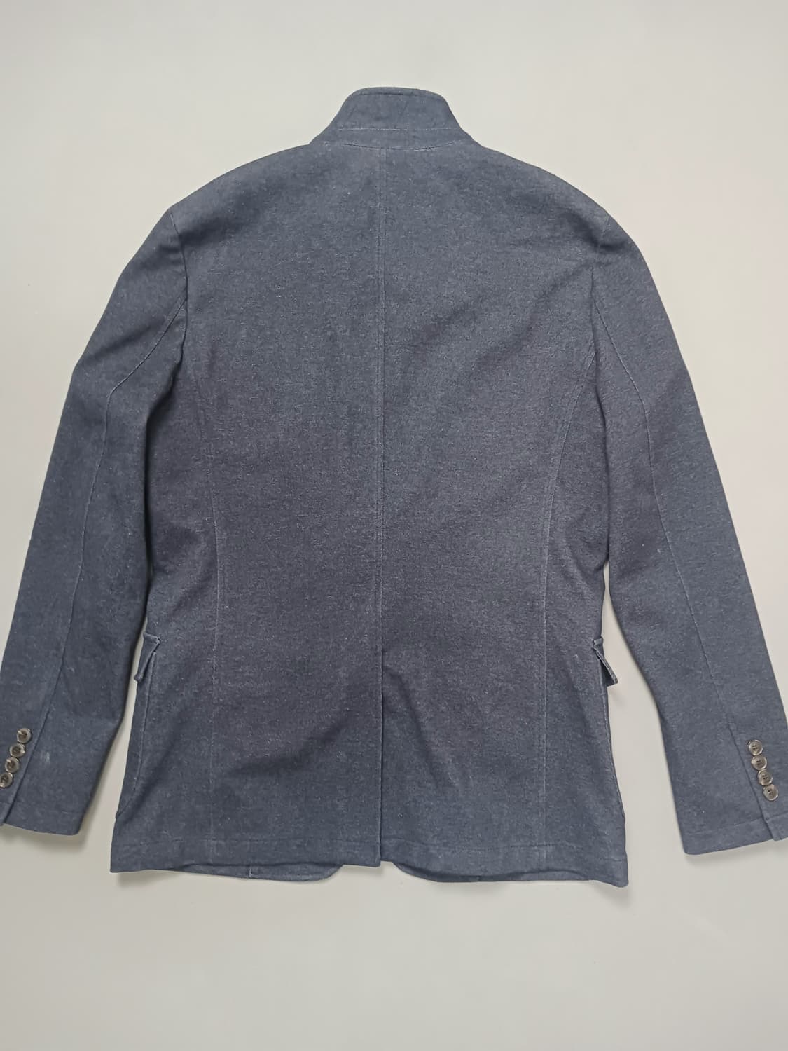 [105] 헤지스 차이나 카라 슬림핏 캐쥬얼 자켓 네이비 상품이미지6