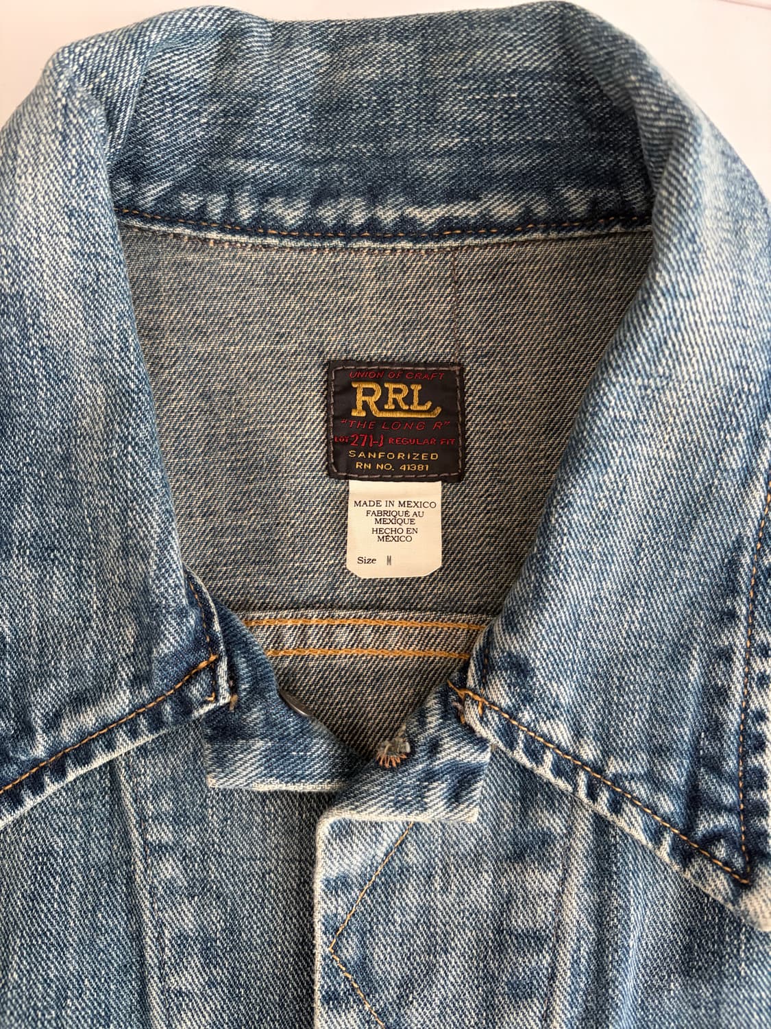 RRL 리랜드 lot271 데님자켓 상품이미지3