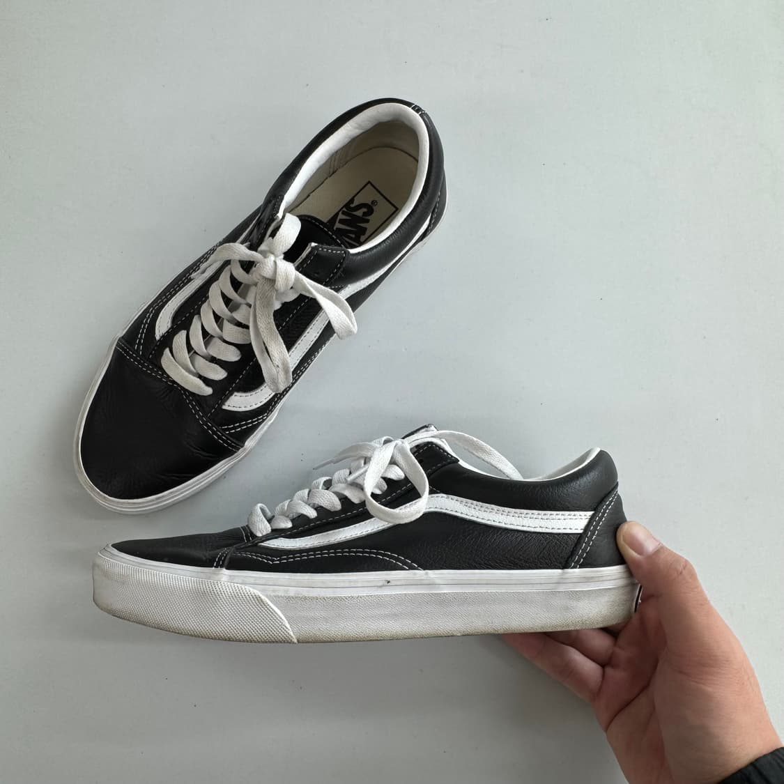 반스 레더 올드스쿨  상품이미지2